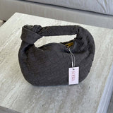 Mini Suede Woven Bag