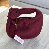 Mini Suede Woven Bag
