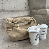 Mini Suede Woven Bag