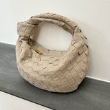 Mini Suede Woven Bag