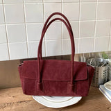 Saco Tote Yara em Suede Sintético com Apliques de Lantejoulas