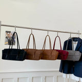Saco Tote Yara em Suede Sintético com Apliques de Lantejoulas