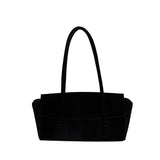Saco Tote Yara em Suede Sintético com Apliques de Lantejoulas