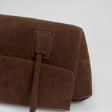 Saco Tote Yara em Suede Sintético com Apliques de Lantejoulas
