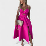 Cielo - Midi Dress with Neckline