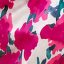 Robe Midi Drapée à Imprimé Floral Coloré et Col Style Racer