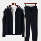 Conjunto Damien em Lã Merino Extra-Fina Pura - Preto